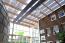 지붕재로 적용된 태양광 발전시설